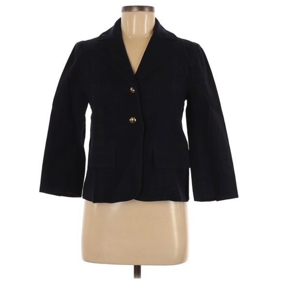 Marc Jacobs Jackets & Blazers - MARC JACOBS size 6 dark navy cotton jacket in excellent condition